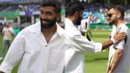 Jasprit Bumrah Attends IND vs PAK ICC Champions Trophy 2025 Match in Dubai, Meets Virat Kohli, Mohammed Shami, Hardik Pandya (Watch Video)