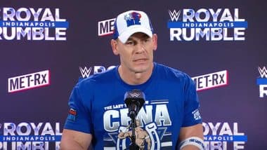 John Cena Announces He Will Compete at WWE Elimination Chamber 2025, Vows to Main Event at WrestleMania 41 and Win Record-Breaking 17th Title (Watch Video)