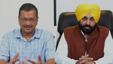 Arvind Kejriwal To Meet Punjab CM Bhagwant Mann, AAP MLAs on February 10 in Wake of AAP’s Rout in Delhi Assembly Elections and Growing Speculation of Dissent in Party