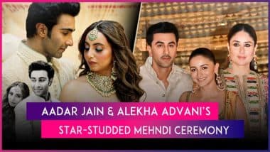 Kareena Kapoor Khan, Karan Johar, Ranbir Kapoor & More Celebrity Guests Grace Aadar Jain-Alekha Advani’s Mehndi Ceremony