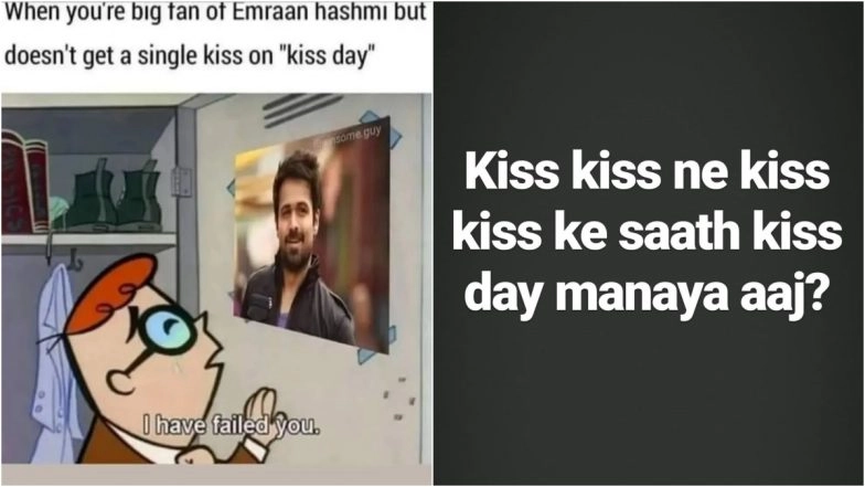 Enjoy Hilarious Kiss Day 2025 Posts and Your Singlehood As Couples Kiss Away to Glory Today