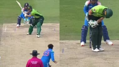 Kuldeep Yadav Takes Two Wicket in One Over, Dismisses Salman Agha and Shaheen Afridi During IND vs PAK ICC Champions Trophy 2025 Match (Watch Video)