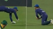 Kumar Sangakkara Makes Stunning Diving Collection Behind Wickets At Age of 47 During South Africa Masters vs Sri Lanka Masters International Masters League T20 Match (Watch Video)