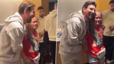 Patrick Mahomes’ Step Sister Zoe Breaks Down in Tears After Meeting Lionel Messi at NFL Super Bowl LIX, Shares Video of ‘Dream Come True’ Moment