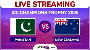 Pakistan vs New Zealand Free Live Streaming Online, ICC Champions Trophy 2025: How To Watch PAK vs NZ CT Cricket Match Live Telecast on TV?