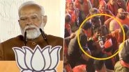 &lsquo;Please Get a Doctor for Him&rsquo;: PM Narendra Modi Pauses Speech To Enquire About BJP Worker&rsquo;s Health During Event Organised To Mark Party&rsquo;s Victory in Delhi Assembly Elections (Watch Video)