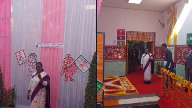 Delhi Elections: President Murmu Casts Vote