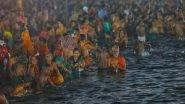 Magha Saptami 2025: Thousands Take Holy Dip at Chandrabhaga in Odisha&rsquo;s Puri (See Pics)