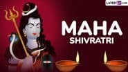 Maha Shivratri 2025: From ‘Shiv Tandav Stotra’ to ‘Bhole Nath Se Nirala,’ 5 Devotional Songs and Bhajans To Worship Lord Shiva During the Festival of Mahashivratri (Watch Videos)