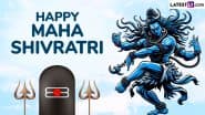 Mahashivratri 2025 Wishes: Send Happy Maha Shivaratri Greetings, HD Images of Lord Shiva, GIFs, Messages and Wallpapers To Celebrate the Great Night of Shiva