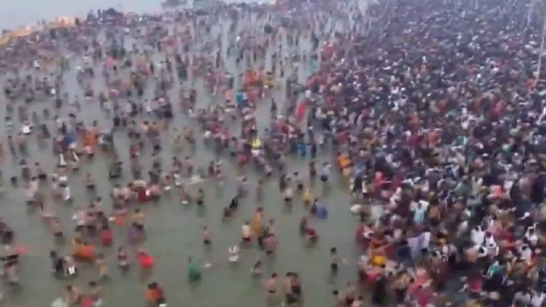 Maha Kumbh Mela 2025: Mahakumbh Concludes With Over 1.32 Crore Devotees Taking ‘Amrit Snan’ at Triveni Sangam in Prayagraj on Maha Shivratri (Watch Video)