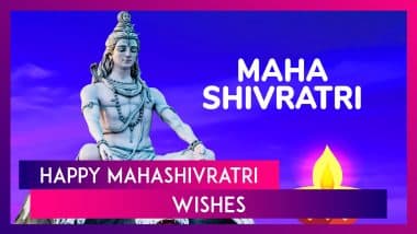 Mahashivratri 2025 Wishes, Messages, Quotes and Greetings To Celebrate the Festival of Lord Shiva