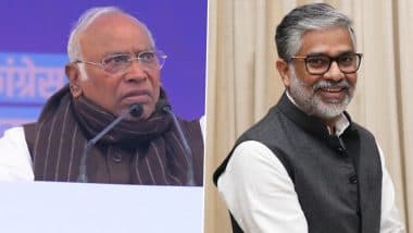 'Chup Baith': Mallikarjun Kharge Loses Cool, Admonishes Former PM Chandra Shekhar's Son Neeraj Shekhar in Rajya Sabha (Watch Video)