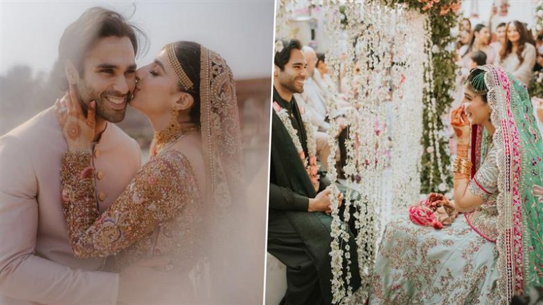 Pakistani Actress Mawra Hocane, ‘Sanam Teri Kasam’ Star, Marries Ameer Gilani in a Dreamy Ceremony (See Photos)