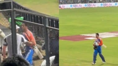 Abhishek Sharma Gets Standing Ovation From Wankhede Crowd After Hitting 135 Runs During IND vs ENG 5th T20I 2025 (Watch Video)