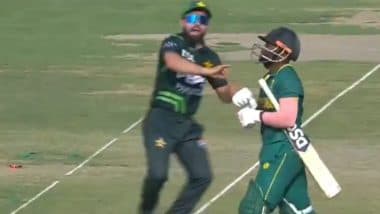 'Overacting and Useless Approach...' Netizens React Over Kamran Ghulam's Aggressive Celebration on Temba Bavuma's Face During PAK vs SA Tri-Series 2025 Match (Watch Video)