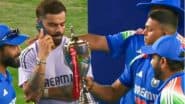 Fans React With Memes and Jokes After Spotting Virat Kohli on Phone Call During India’s Series Win Celebration Following IND vs ENG 3rd ODI 2025