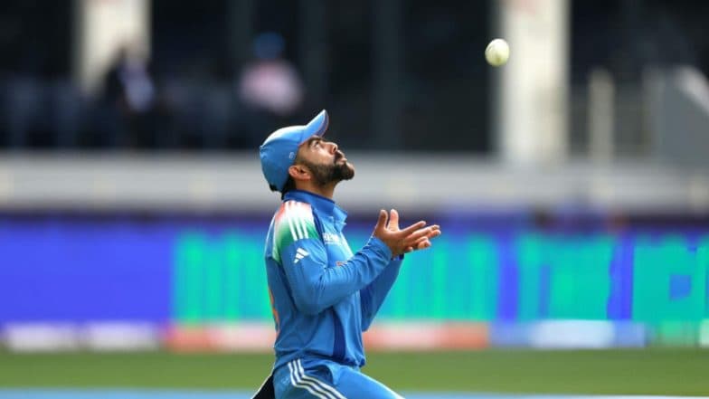 Virat Kohli Equals Mohammad Azharuddin's Record Of Most Catches for India in ODIs, Achieves Feat During IND vs BAN ICC Champions Trophy 2025 Match