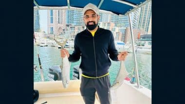 Mohammed Shami Goes Fishing As Team India Cricketers Take Break From Practice Ahead of IND vs NZ ICC Champions Trophy 2025 Clash, Says 'Enjoying A Serene Day on the Water' (See Post)