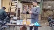 Uttar Pradesh: Suspended for Indiscipline, UP Police Inspector Mohit Yadav Seen Selling Tea on Street in Jhansi; Video Goes Viral