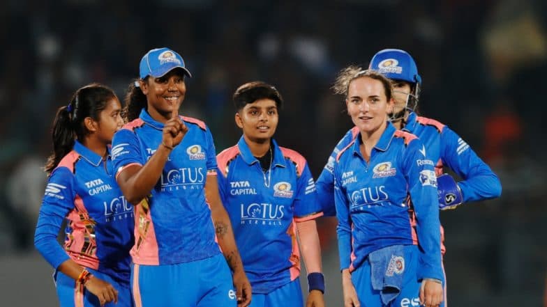 How To Watch MI-W vs GG-W, WPL 2025 Eliminator Free Live Streaming Online on JioHotstar? Get TV Telecast Details of Mumbai Indians vs Gujarat Giants Women's Premier League T20 Cricket Match