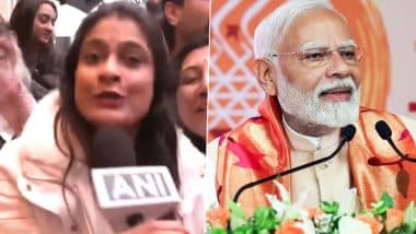 'Modi Amaru Maan Che, Enu Abhimaan Che': Members of the Indian Community Praise PM Narendra Modi After Welcoming Him in Paris for AI Action Summit 2025 (Watch Video)