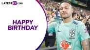 Neymar Jr Birthday Special: A Look at Records Held By Brazil Football Star as He Turns 33