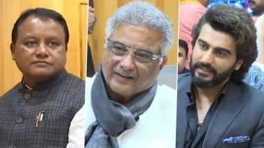 Celebrity Cricket League 2025: Boney Kapoor and Arjun Kapoor Invite Odisha CM Mohan Charan Majhi to CCL Matches (Watch Video)