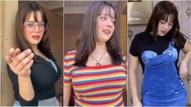 Pakistani TikToker Miss Wow Flirty Videos: Mehjabeen Misswow Dances to Trending Instagram Songs As She Flaunts Her Love for Fun Reels (Watch)