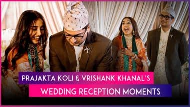 Newlyweds Prajakta Koli and Vrishank Khanal Share Dreamy Reception Moments!