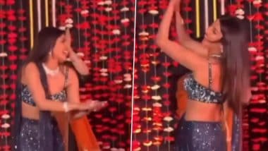 ‘Darling’ Priyanka Chopra Brings the House Down With Her Dance Moves at Siddharth Chopra and Neelam Upadhyaya’s Sangeet Ceremony (Watch Video)