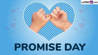 Happy Promise Day 2025 Greetings and Romantic Quotes: WhatsApp Status, Images, HD Wallpapers and SMS To Share With Your Loved Ones on Valentine Week Day 5