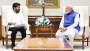 Telangana CM Revanth Reddy Calls on PM Narendra Modi in Delhi, Seeks Centre’s Nod for 2nd Phase of Hyderabad Metro Rail Project and Funding for Musi River Redevelopment