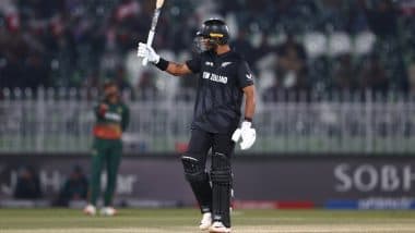 Rachin Ravindra Scores His Fourth Century in ODIs, Achieves Feat During BAN vs NZ ICC Champions Trophy 2025 Match