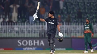 Rachin Ravindra Slams Most Hundreds for New Zealand in ICC ODI Events, Shatters Kane Williamson’s Record During BAN vs NZ Champions Trophy 2025 Match