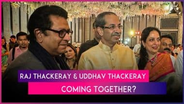 Will Raj Thackeray & Uddhav Thackeray Bury the Hatchet? Their Meeting at Wedding Function in Mumbai Sparks Speculation of Reconciliation Between Estranged Cousins