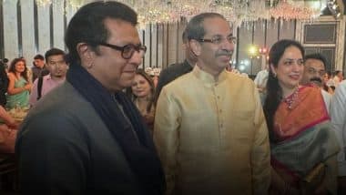 Raj Thackeray, Uddhav Thackeray Meet at Wedding Function in Mumbai