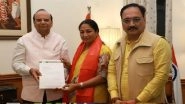Delhi LG VK Saxena Invites BJP&rsquo;s CM-Designate Rekha Gupta To Form New Government, Swearing-In Ceremony on February 20 (See Pics)