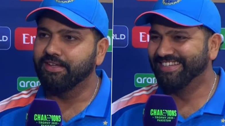 'May Take Him For A Dinner Tomorrow' Rohit Sharma Reacts to His Dropped Catch Off Axar Patel's Bowling Which Led to the Latter Missing A Hat-Trick During IND vs BAN ICC Champions Trophy 2025 Match (Watch Video)