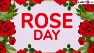 Happy Rose Day 2025 Greetings: Share Romantic Quotes, V-Day Messages, HD Wallpapers, Heartfelt Wishes, GIFs and Images With Your Partner