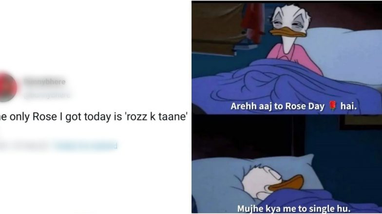 Rose Day 2025 Funny Memes and Jokes To Share With Your Single Friends As You Dive Into the Sea of Oh-So-Romantic Gestures