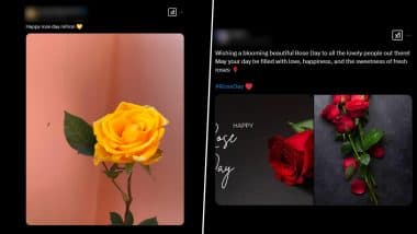 Rose Day 2025 Wishes, Images and Messages: Netizens Share Greetings, Quotes and HD Wallpapers To Celebrate Day 1 of Valentine Week