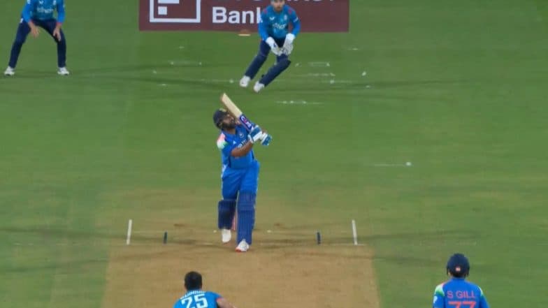 Rohit Sharma Wicket Video: Indian Captain Falls Cheaply Yet Again, Score Just Two Runs In IND vs ENG 1st ODI 2025