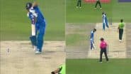 Shubman Gill Plays Exquisite Straight Drive To Hit Shaheen Afridi for a Four During IND vs PAK ICC Champions Trophy 2025 Match (Watch Video)