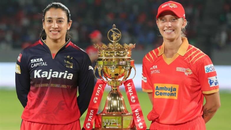 How To Watch GG-W vs RCB-W, WPL 2025 Free Live Streaming Online on JioHotsar? Get TV Telecast Details of Gujarat Giants vs Royal Challengers Bengaluru Women’s Premier League Match | 🏏 Reportr Door