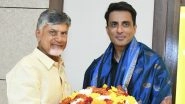 Sonu Sood Meets Andhra Pradesh CM Chandrababu Naidu, Donates Four Ambulances To Boost Healthcare Services (See Pics)
