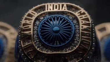 BCCI Honours Indian Cricket Team Members For Winning ICC T20 World Cup 2024 By Presenting Players With Special 'Champions Ring' (Watch Video)