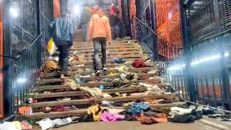 Delhi Stampede: Railway Staff Clear Haunting Remains After Night of Chaos, Loss at New Delhi Railway Station