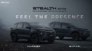 Tata Safari Stealth Edition, Tata Harrier Stealth Edition Launched in All-Black Theme; Check Prices, Specifications and Features