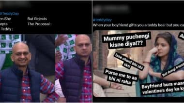 Teddy Day 2025 Funny Memes and Jokes: As Couples Share Plush Gifts, Singles Settle for Hilarious Meme Templates, Sarcasm and Valentine’s Day Humour